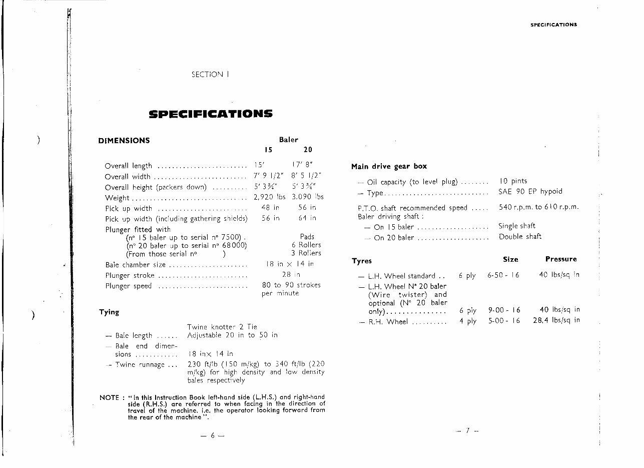 MASSEY FERGUSON MF20 MF 20 SIDE DELIVERY RAKE BALER Part Parts Manual With Exploded Views IPL preview img 3