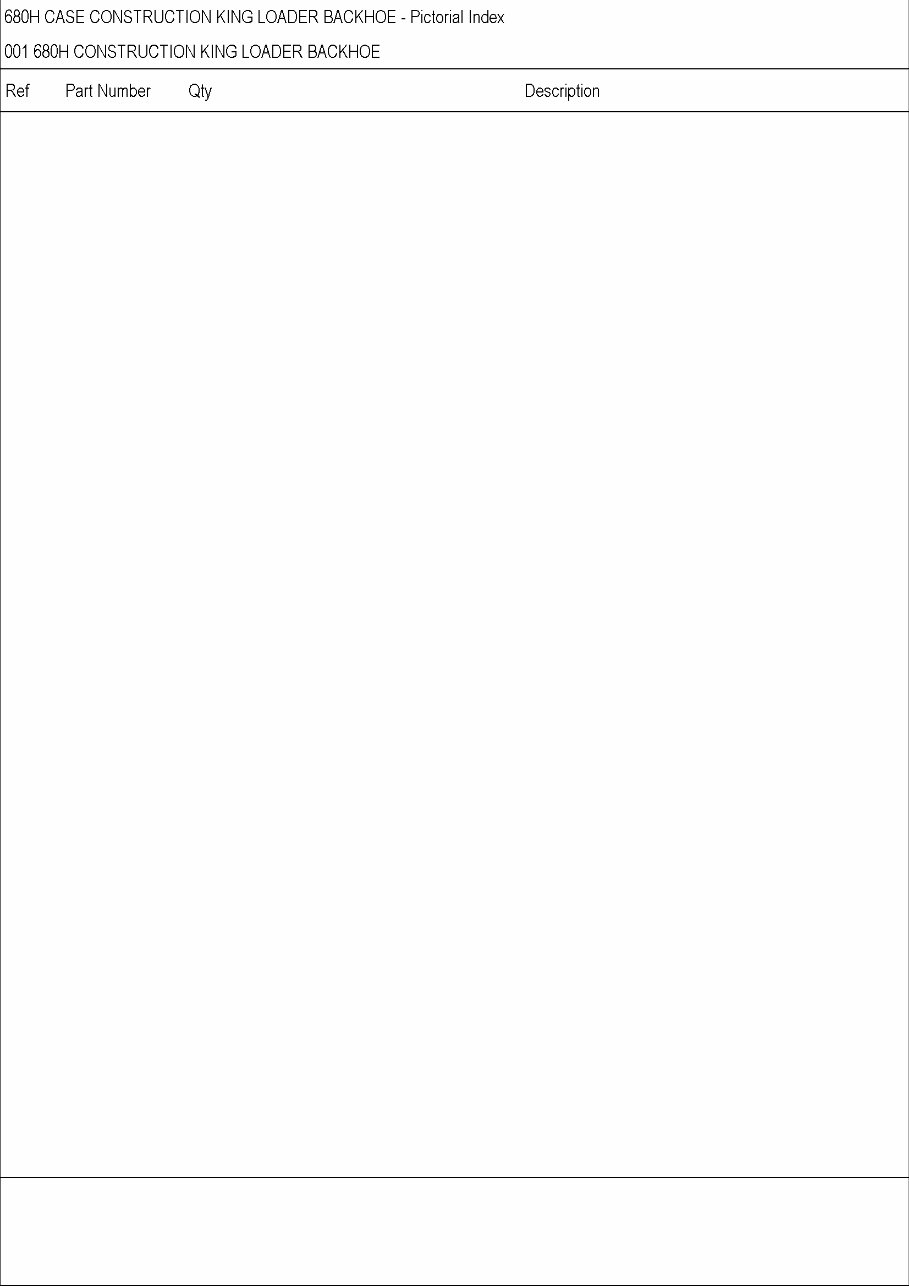 CASE 680H CK BACKHOE Loader Parts Catalog Manual preview img 2