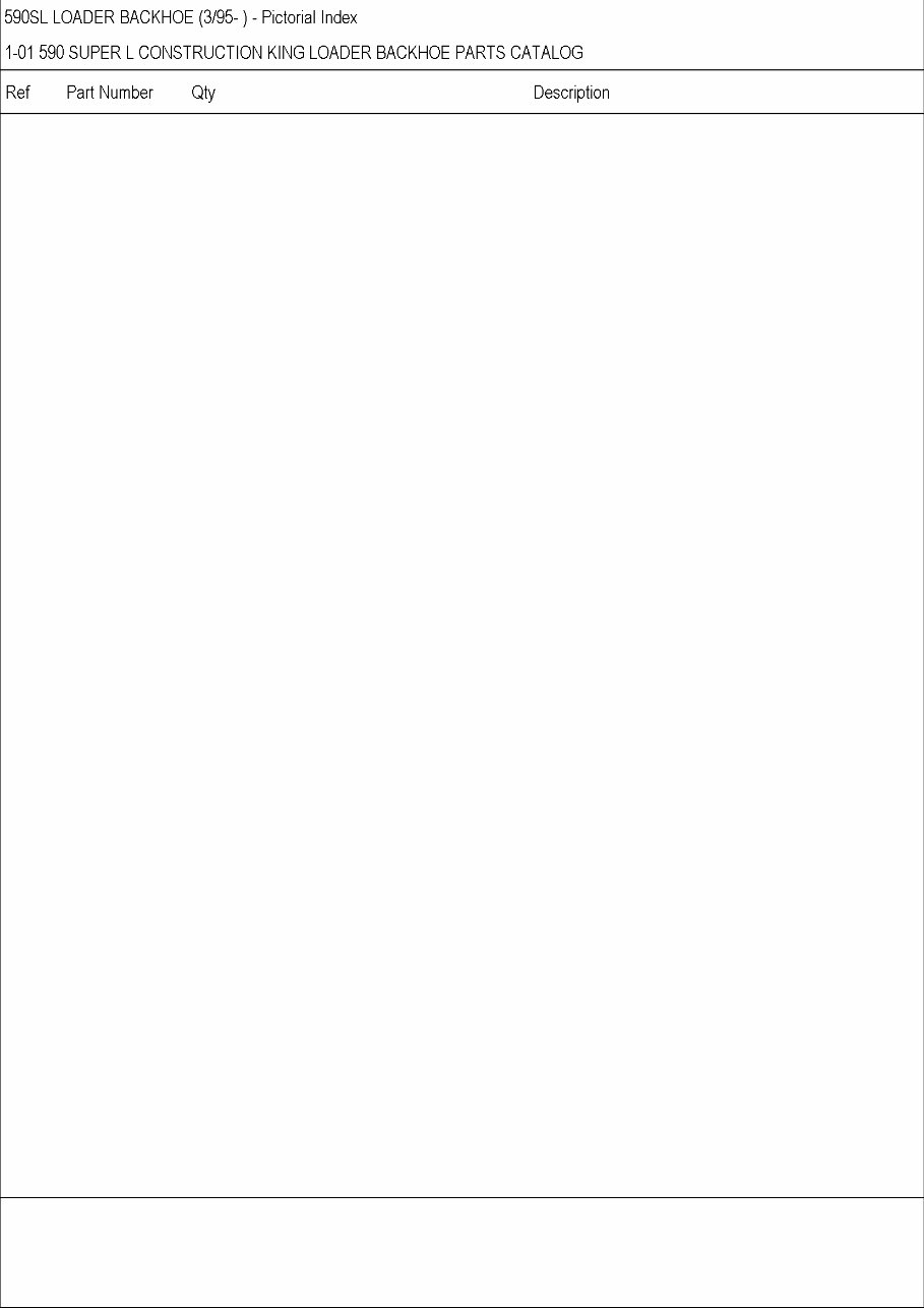 CASE 590 TURBO CK BACKHOE Loader Parts Catalog Manual preview img 2