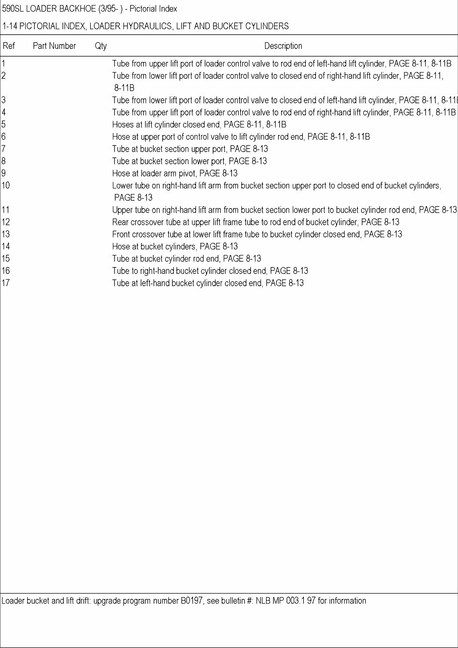 CASE 590 TURBO CK BACKHOE Loader Parts Catalog Manual preview img 8