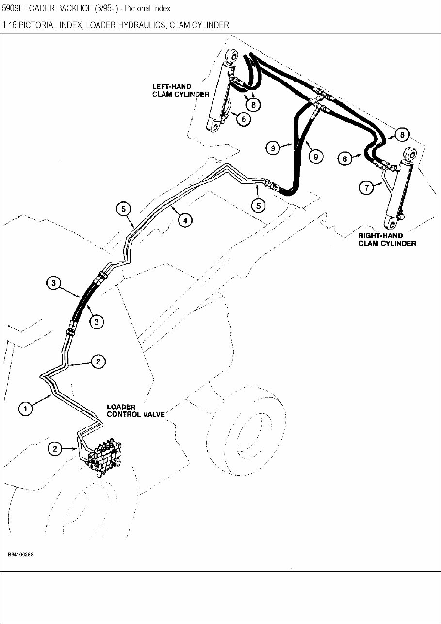 CASE 590 TURBO CK BACKHOE Loader Parts Catalog Manual preview img 9