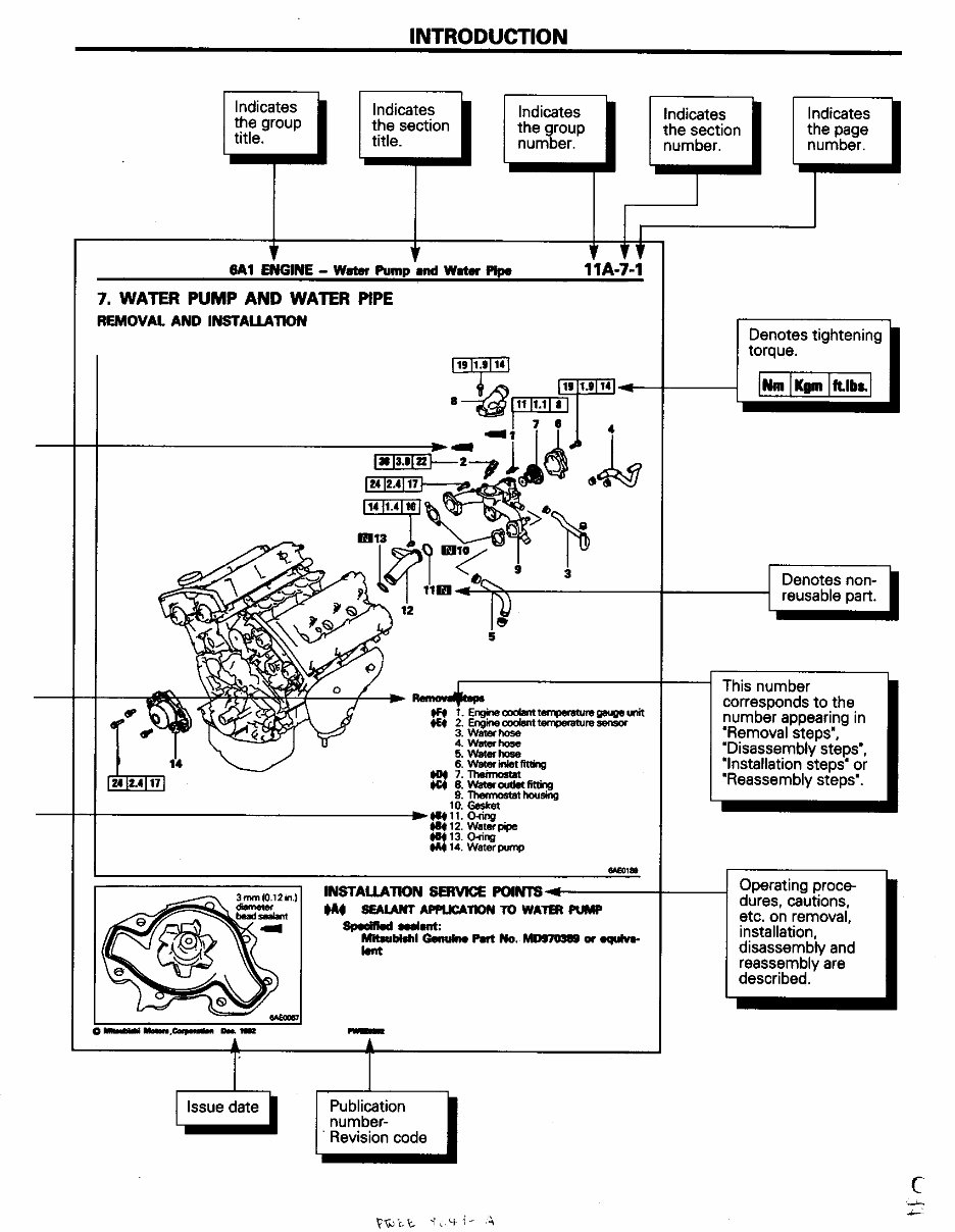 1963-1990 Mitsubishi Saturn (4G32) Engine OEM Service & Repair Manual preview img 3