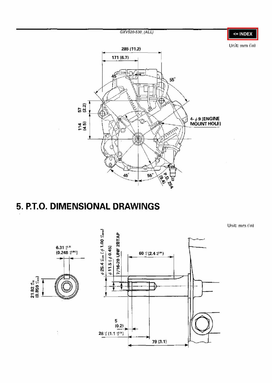HONDA GCV520 GCV530 VERTICAL SHAFT Engine Repair Manual preview img 7