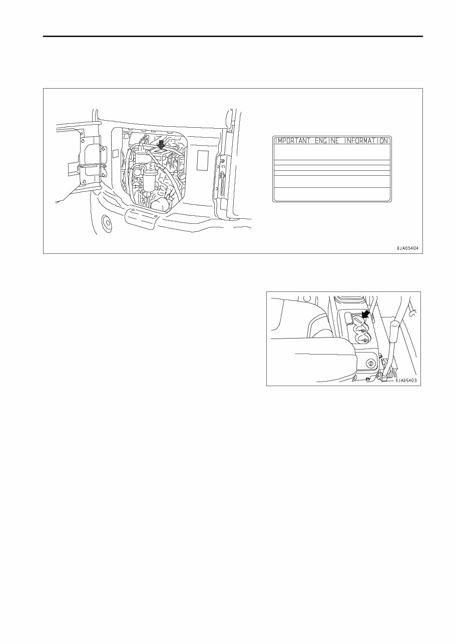KOMATSU PC35MR-2 Hydraulic Excavator Operation & Maintenance Manual preview img 10