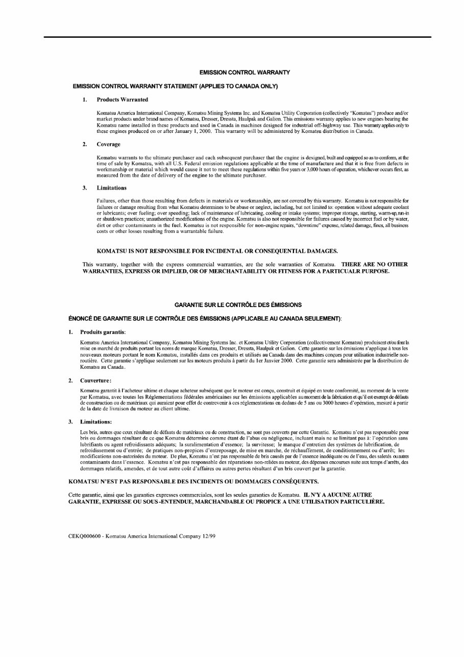 KOMATSU PC35MR-2 Hydraulic Excavator Operation & Maintenance Manual preview img 4