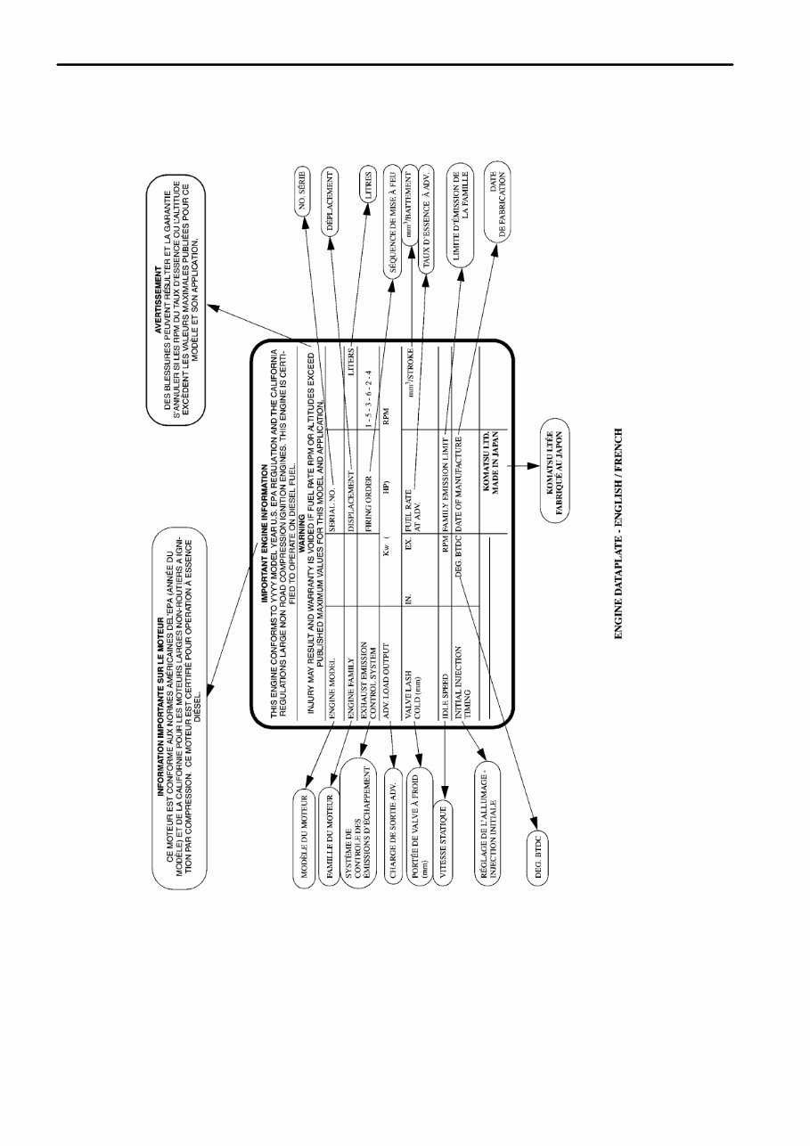 KOMATSU PC35MR-2 Hydraulic Excavator Operation & Maintenance Manual preview img 5