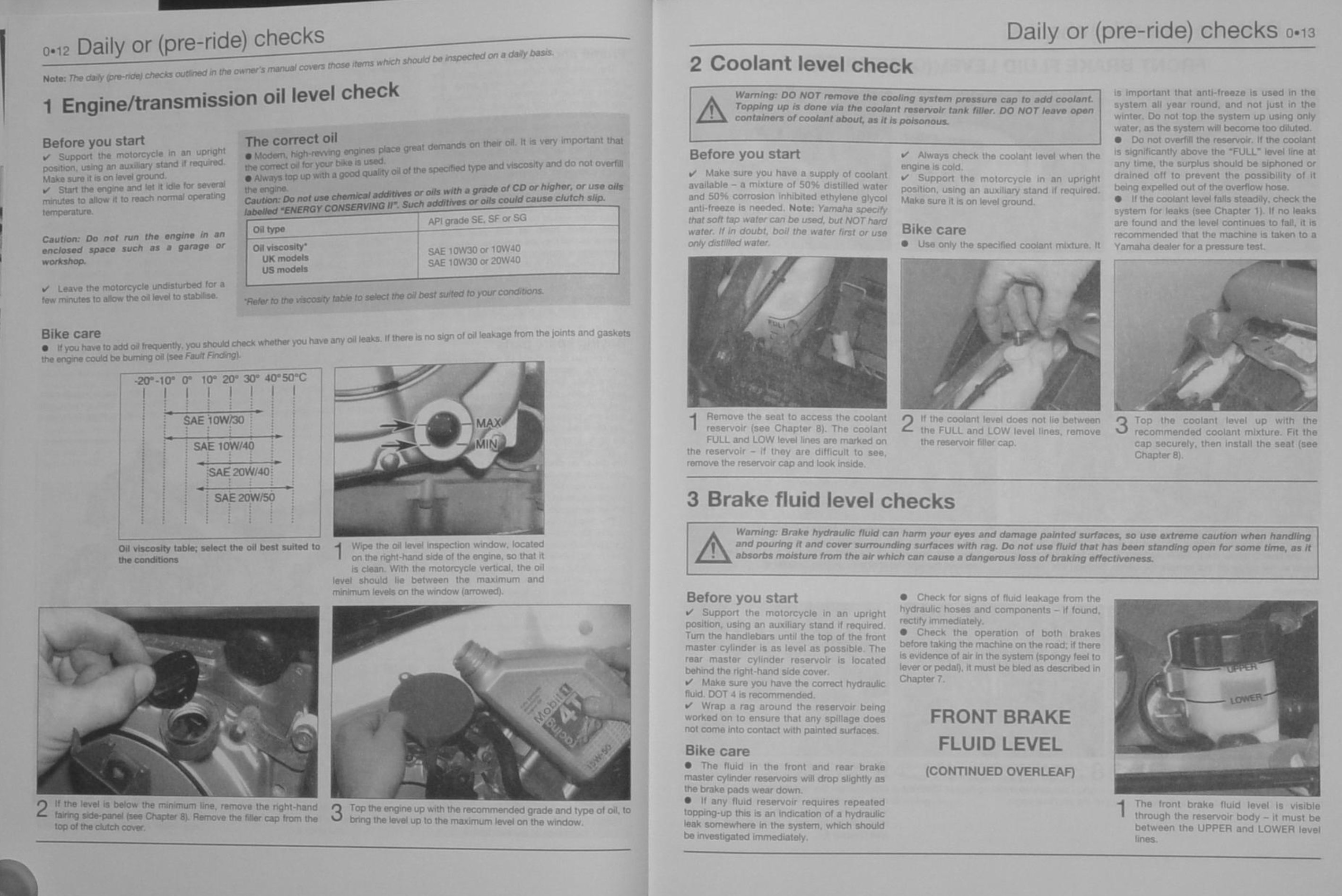 1993-2000 Yamaha YZF 750 R SP YZF 1000 R Service & Repair Manual preview img 8