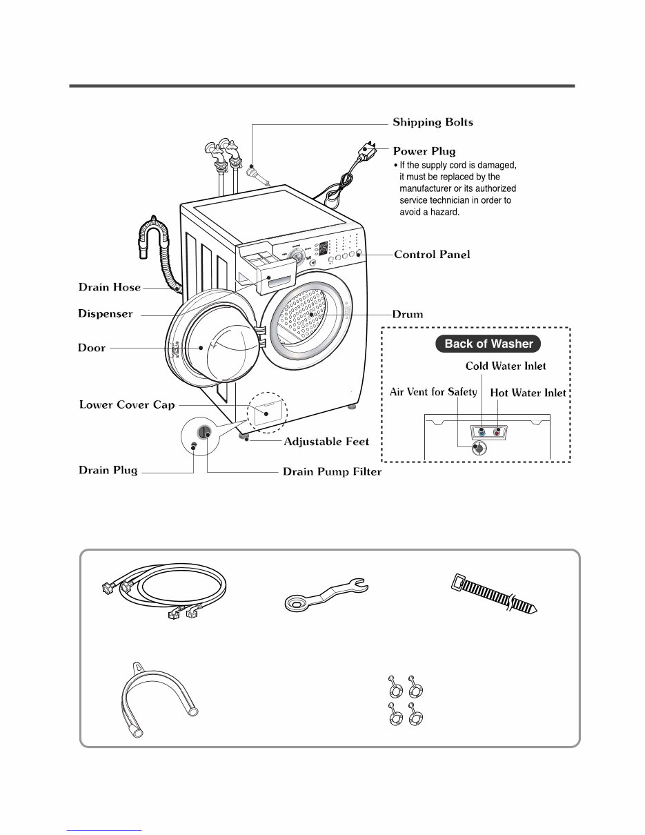 LG WM2016CW WASHING MACHINE Service Manual preview img 8