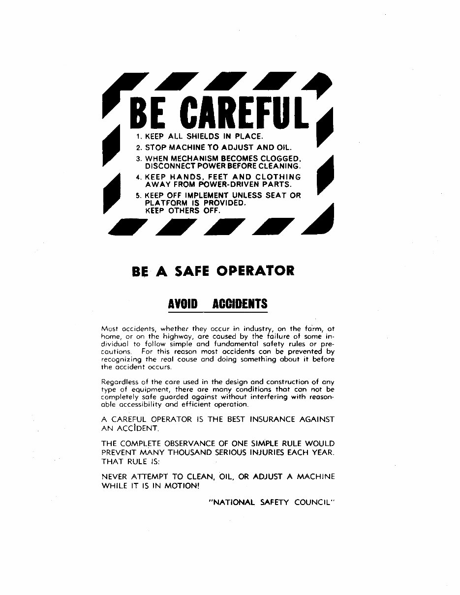 Allis Chalmers WD & WD-45 Tractor Service, Parts & Operators Manual -3- Manuals - preview img 3