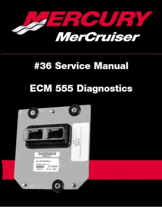 Mercury MerCruiser #36 ECM 555 Diagnostics Full Service preview img 1