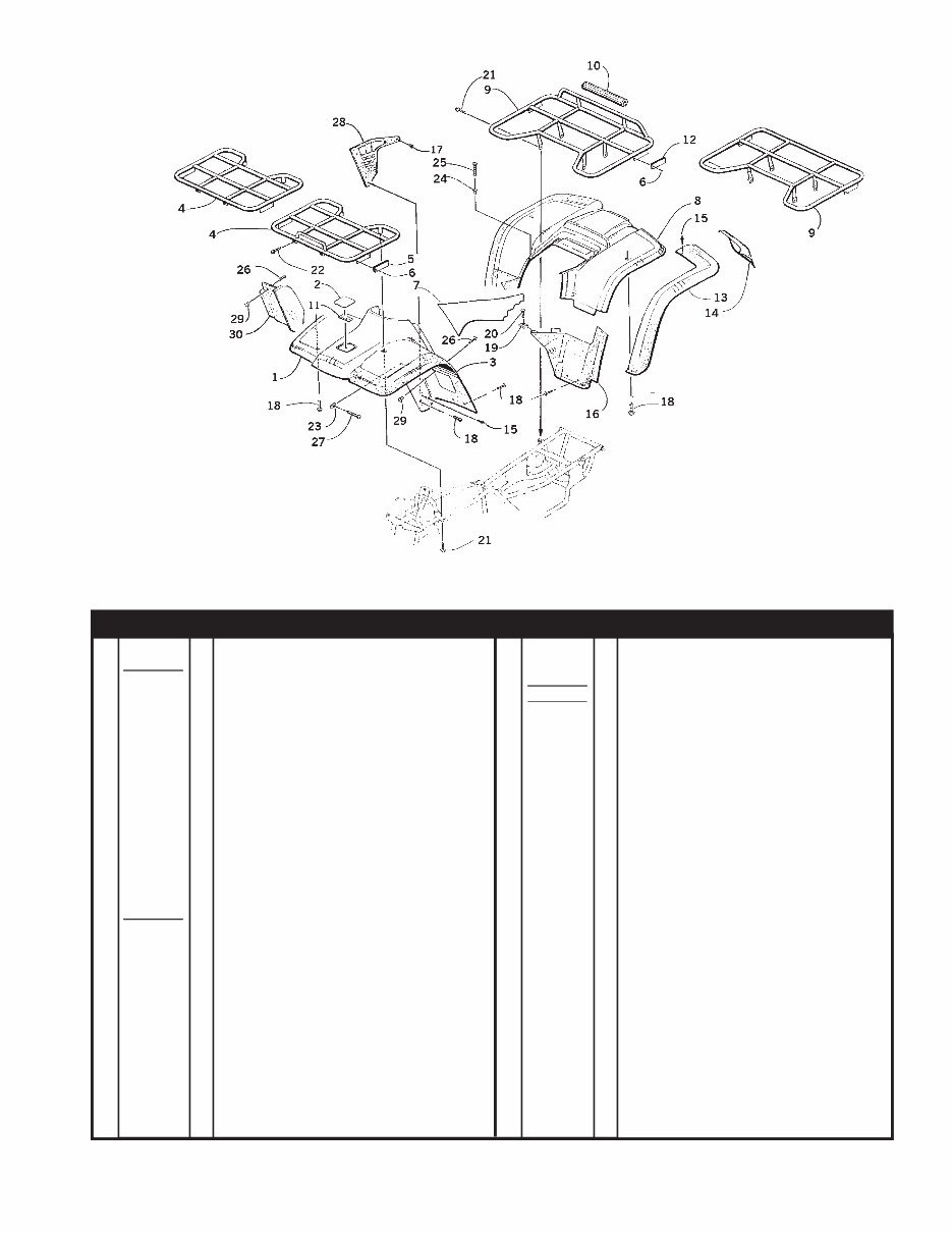 2000 Arctic Cat 300 2X4 4X4 ATV Parts Catalog preview img 2