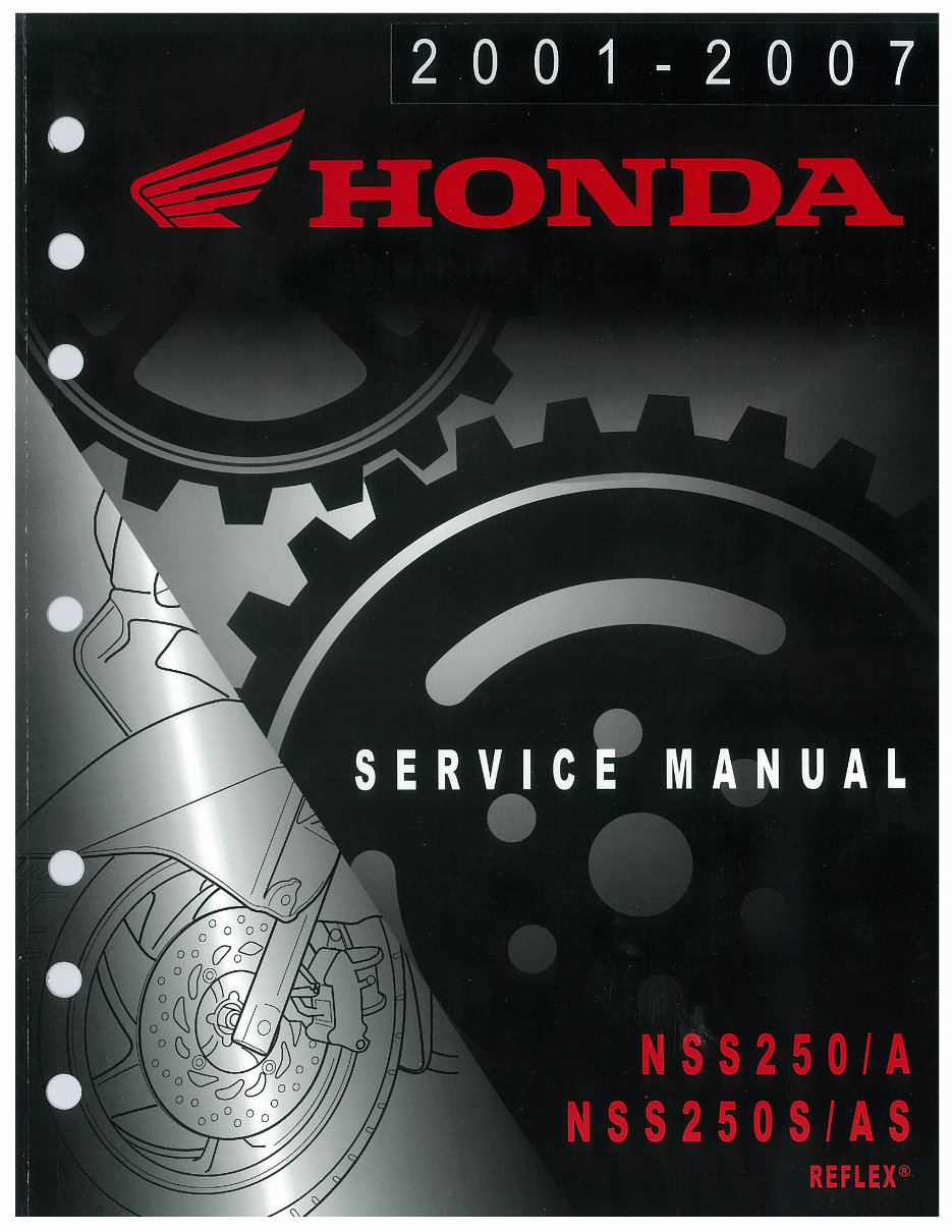 2001-2007 Honda Forza 250 NSS250 Reflex Service & Repair Manual preview img 1