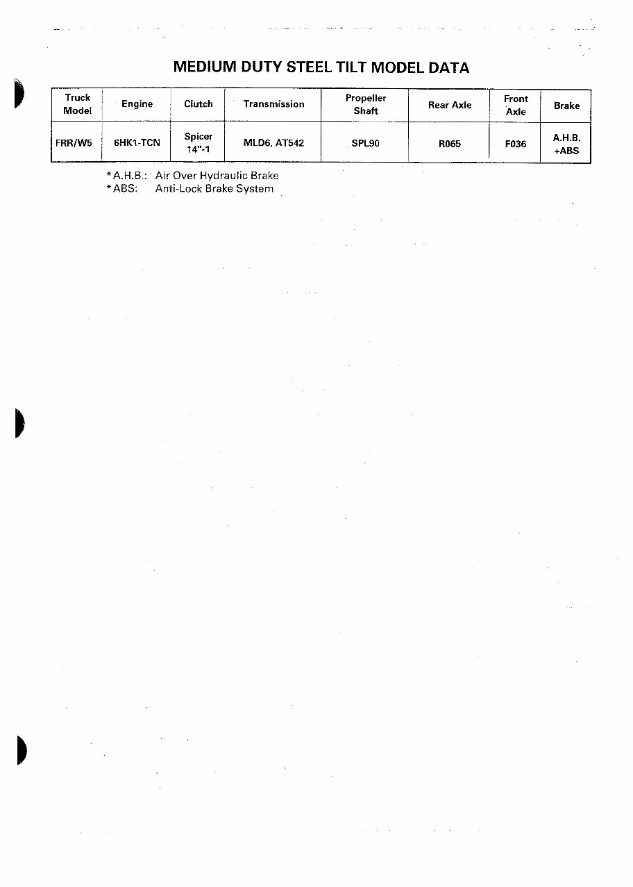 2000-2001 ISUZU FRR WT5500 (6HK1-TC Engine) Service Manual preview img 6