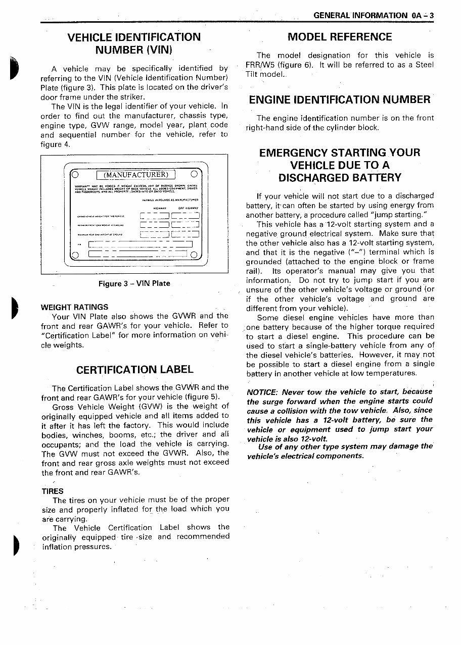 2000-2001 ISUZU FRR WT5500 (6HK1-TC Engine) Service Manual preview img 9