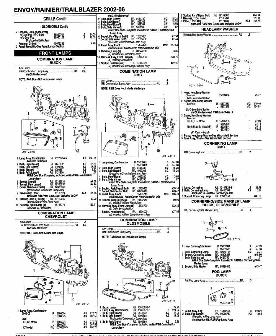 2002-2006 Chevy Trailblazer Parts Catalog preview img 4
