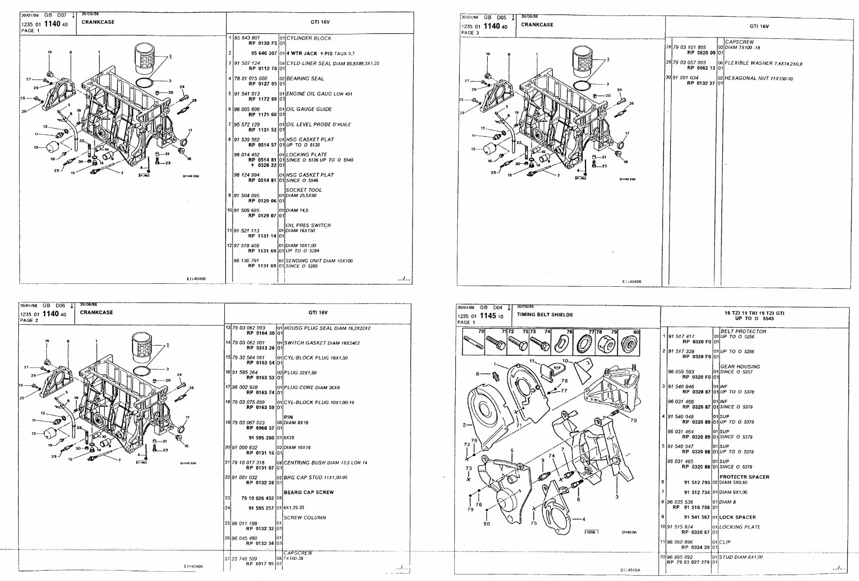 Citroen BX Parts List Manual preview img 9