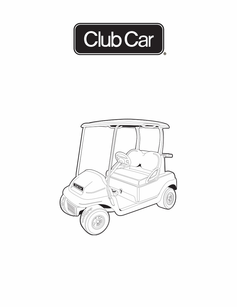 2008 Club Car Precedent Illustrated Parts List preview img 1