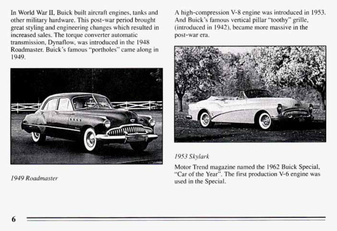 1994 BUICK LaSabre Owners Manual preview img 8