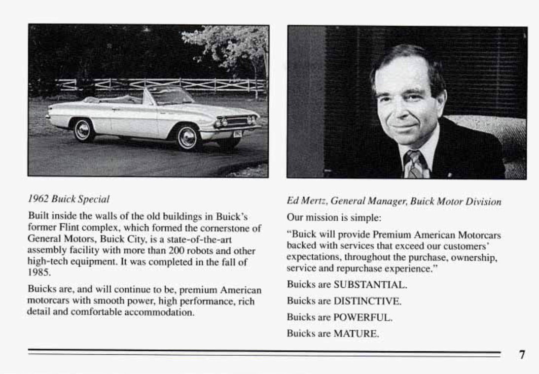 1994 BUICK LaSabre Owners Manual preview img 9