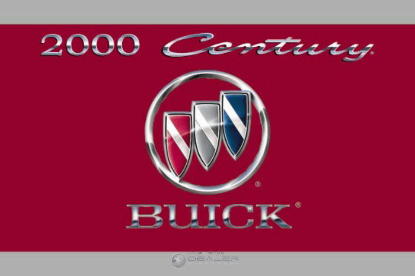 2000 BUICK Century Owners Manual preview img 1