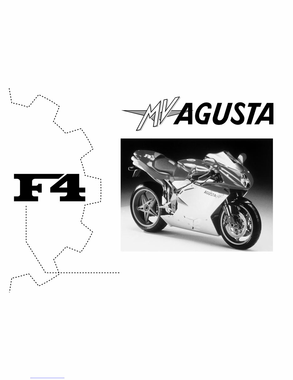 Agusta MV F4 Owner manual preview img 1