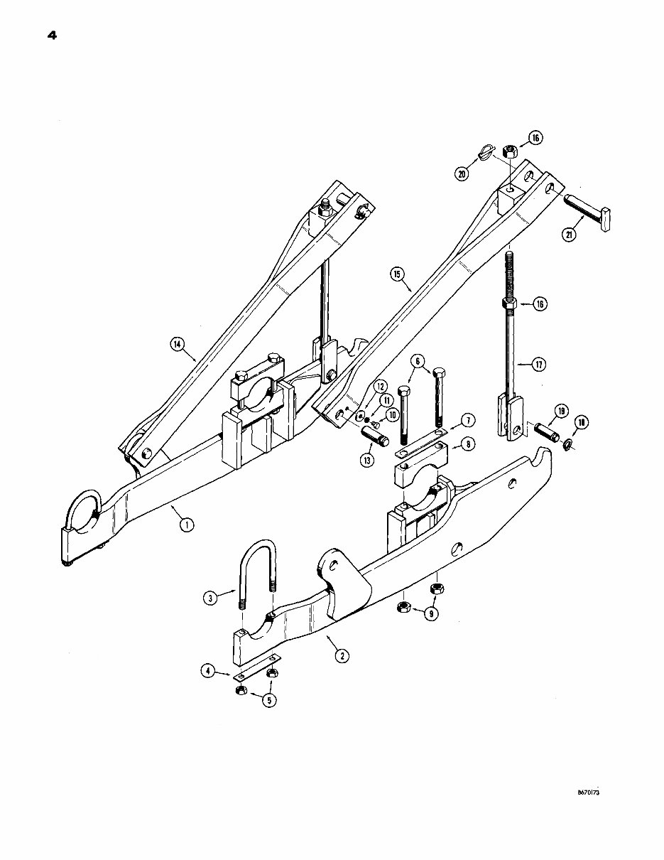 CASE 33 BACKHOE Parts Manual preview img 8