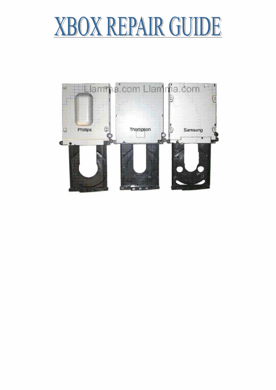 XBOX Repair GUIDE / Service Manual preview img 5