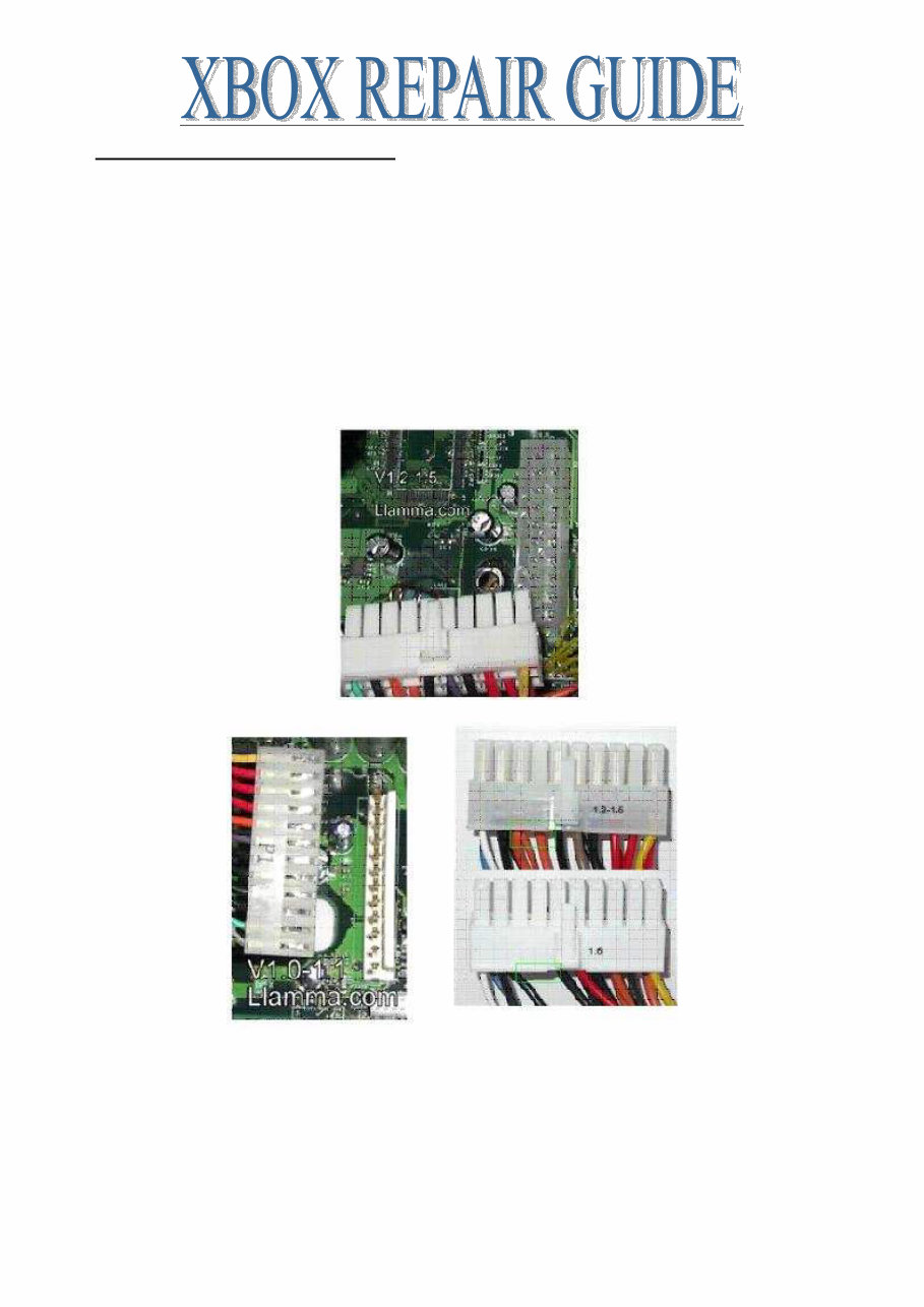 XBOX Repair GUIDE / Service Manual preview img 6