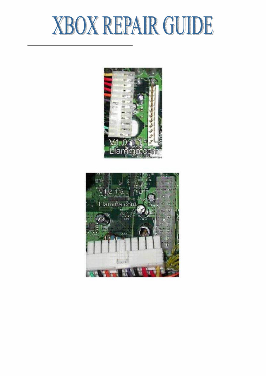 XBOX Repair GUIDE / Service Manual preview img 7