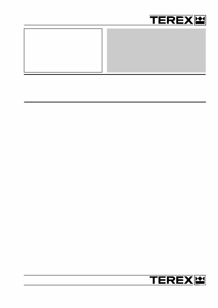 Terex TA25 & TA27 Articulated Dumptruck Full Service & Repair Manual preview img 3