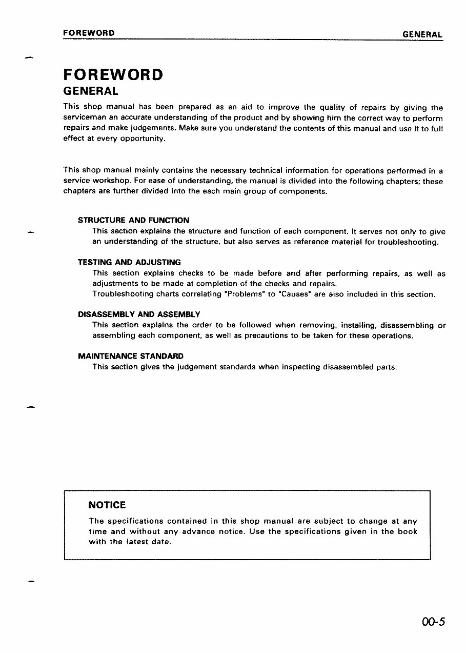 Komatsu D155AX-5 Bulldozer Parts Catalogue Manual - SN 70001 and UP preview img 10