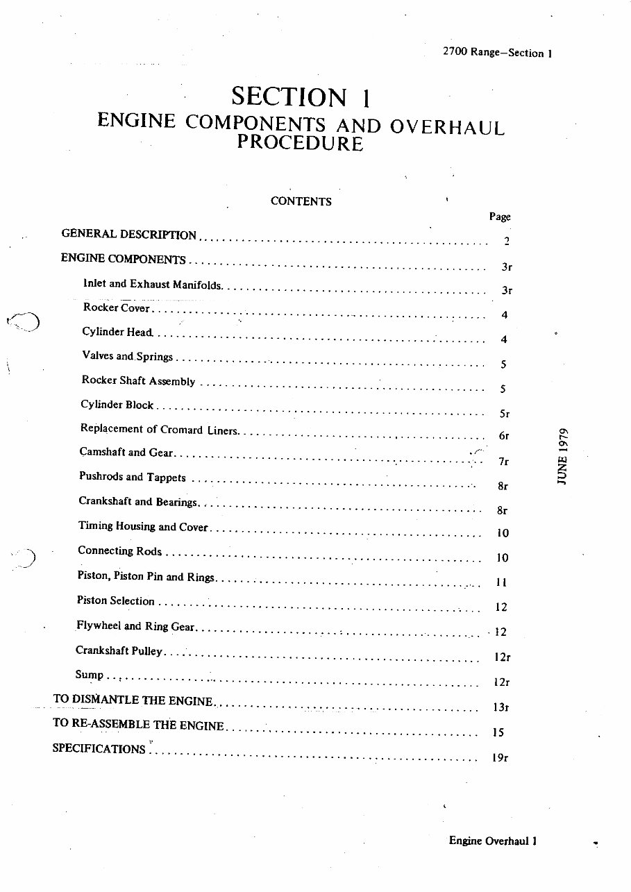 Ford 2712E diesel engine Factory Service Repair Manual preview img 3