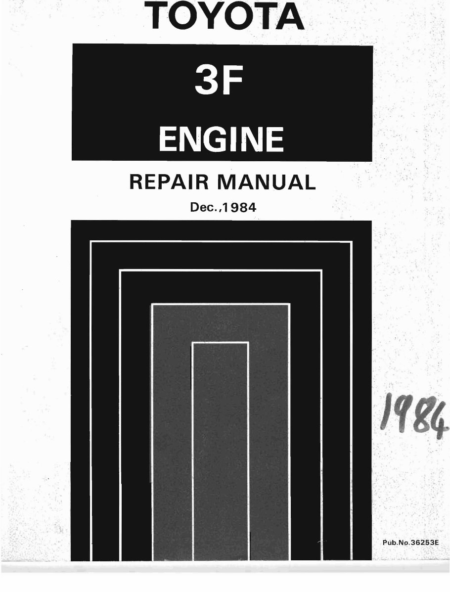 1984-1992 4.0L 3F & 3F-E Engine Service & Repair Manual preview img 1