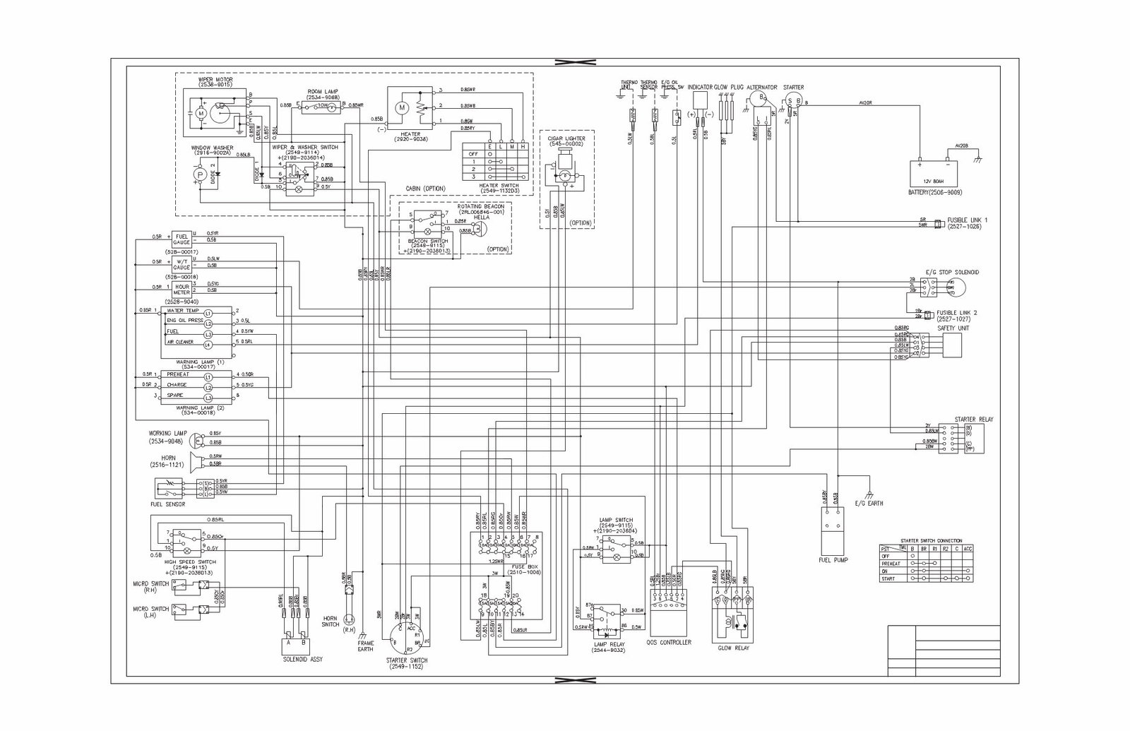 Doosan Daewoo Excavator V Series Electrical Hydraulic Schema preview img 10