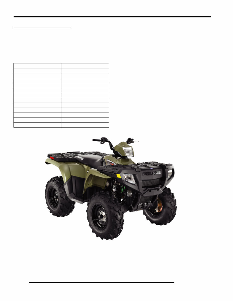 Polaris Sportsman 450 2006 2007 2008 Workshop Service Manual preview img 10