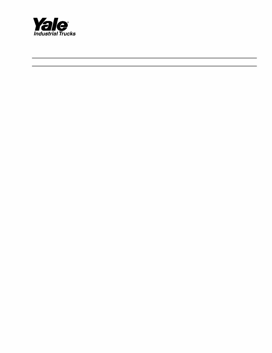 Yale ERC 040 - 065 RF / ZF (E108) Lift Truck Parts Manual preview img 5