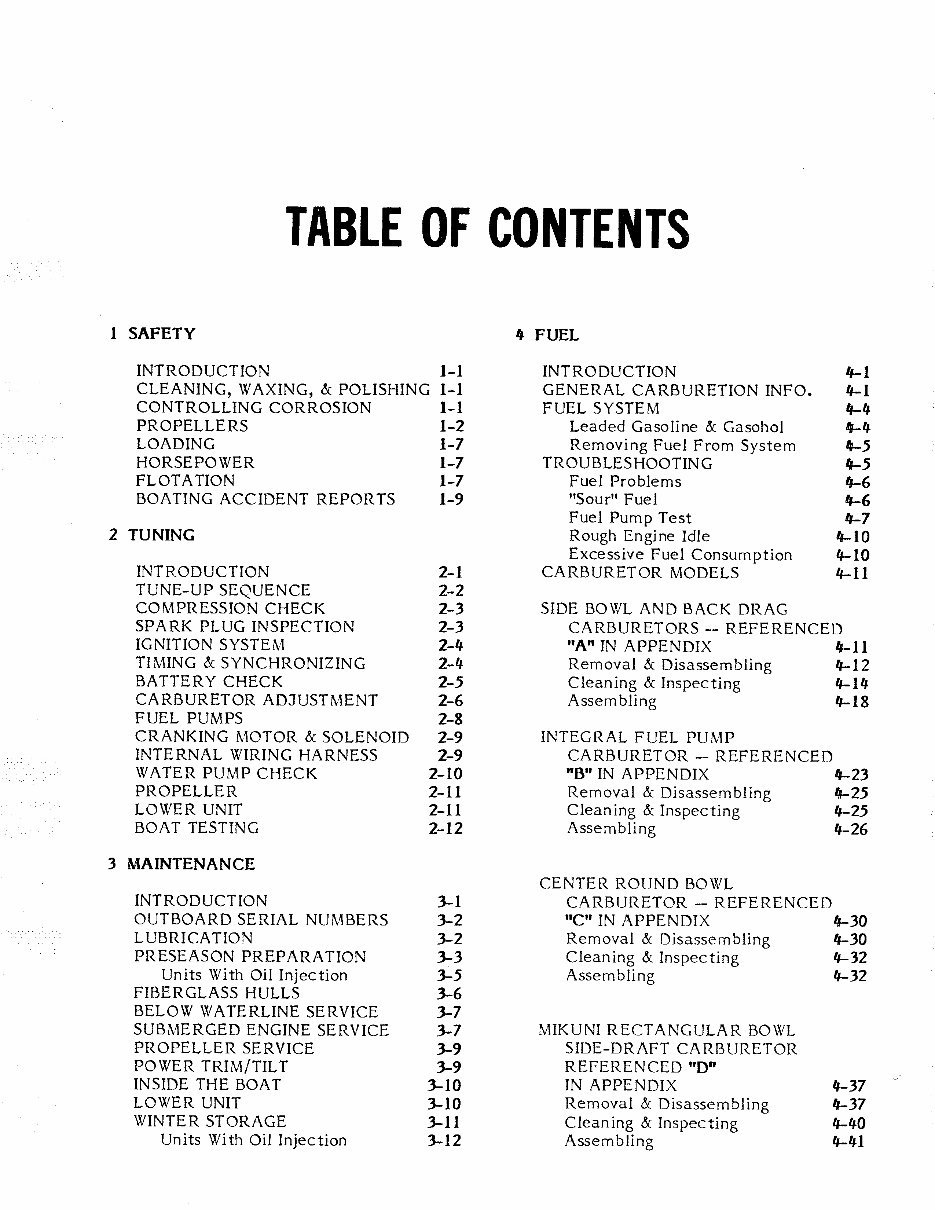 1989 Mercury Mariner 25HP Outboard Service & Repair Manual preview img 1