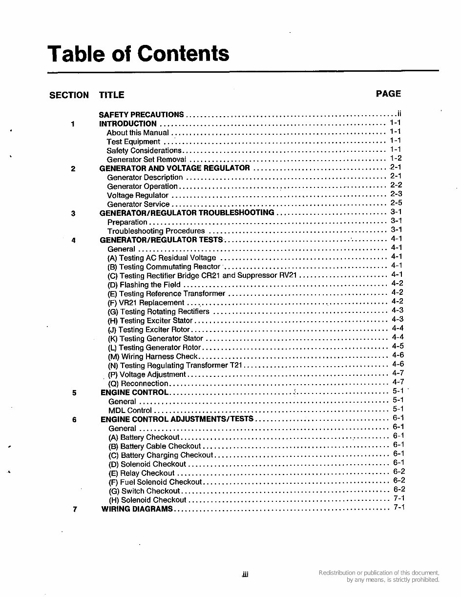 Onan Marine MDL3 MDL4 MDL6 Service Manual 934-0500 preview img 4