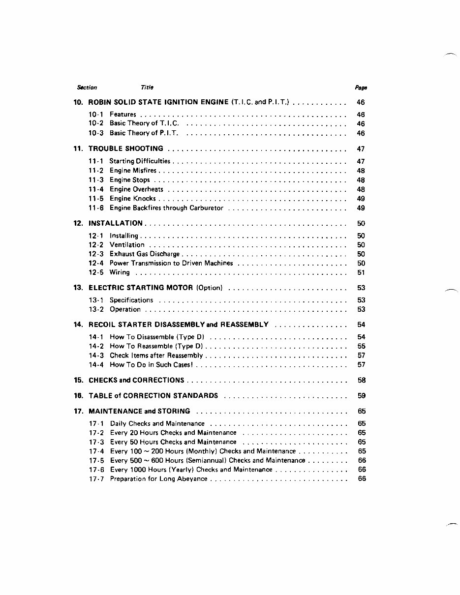 Subaru Robin EY15, EY20, EY28 Engine Full Service & Repair Manual preview img 4