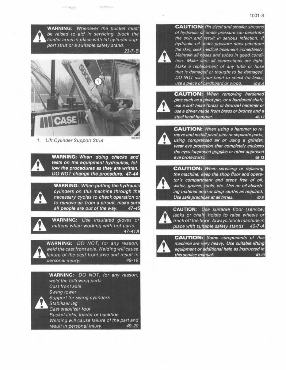Case 580E Service Manual preview img 7