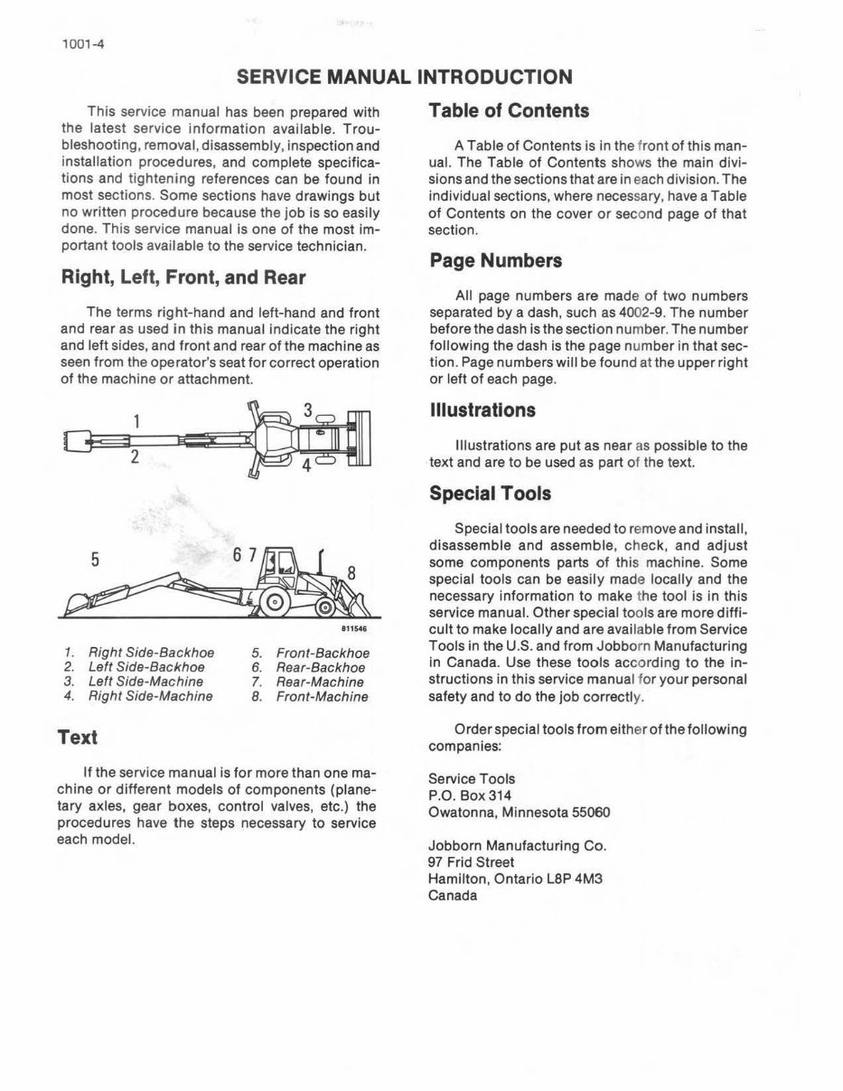 Case 580E Service Manual preview img 8