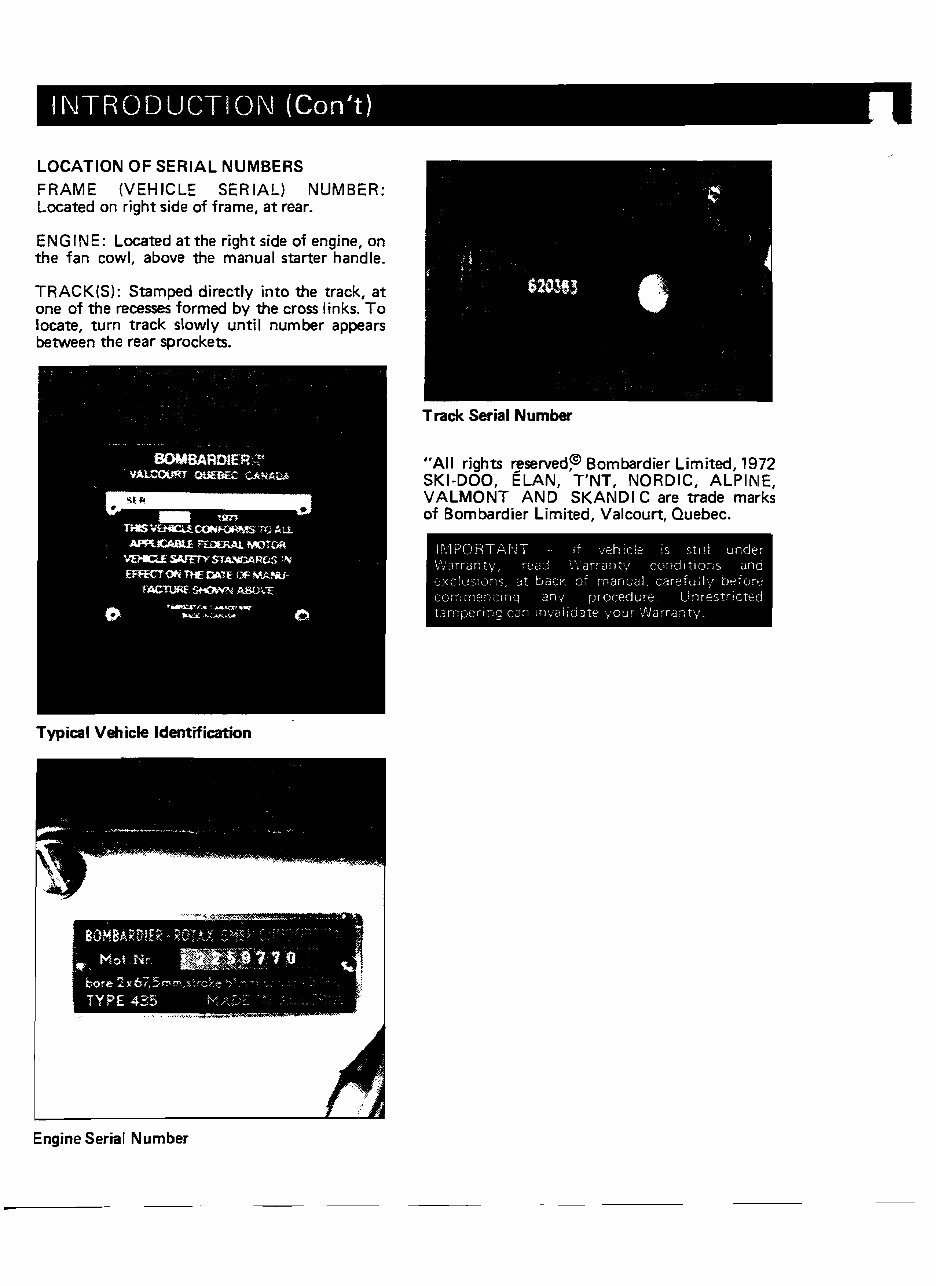 1972-1974 Ski-Doo Elite Service & Repair Manual preview img 4