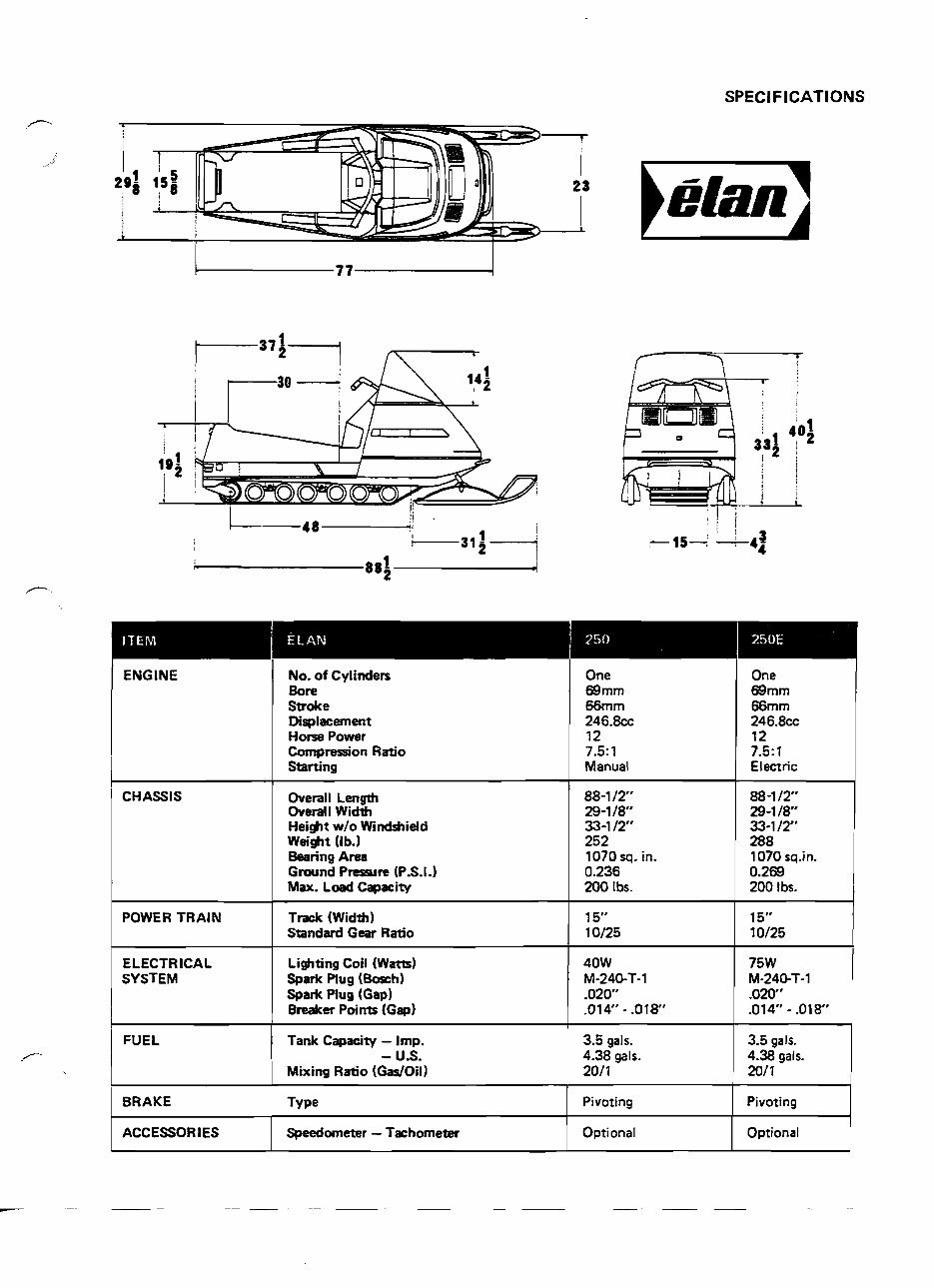 1972-1974 Ski-Doo Elite Service & Repair Manual preview img 5