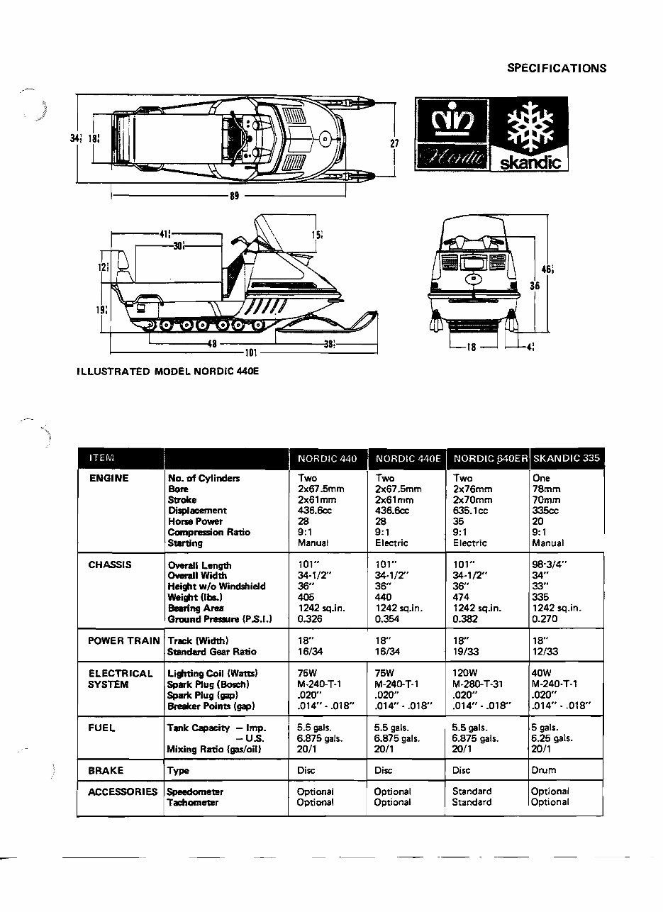 1972-1974 Ski-Doo Elite Service & Repair Manual preview img 7