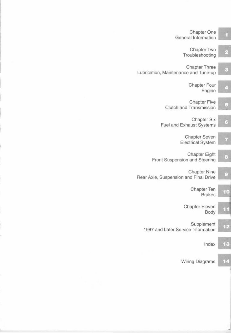 1985-1990 Suzuki LT230 and LT250 Service & Repair Manual preview img 2