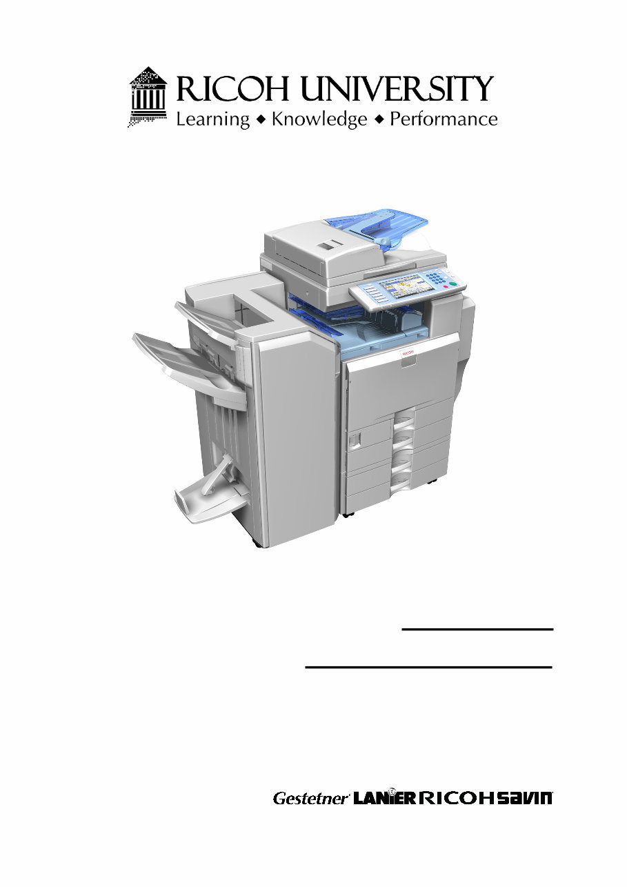 Ricoh Aficio MP C3500, MP C4500 (product code B222 B224) Parts List preview img 1
