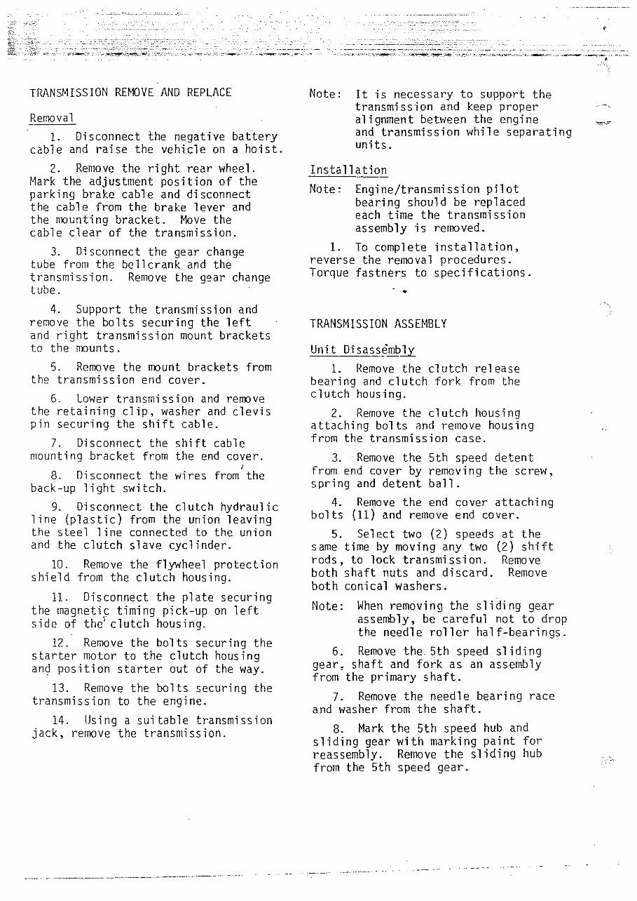 1981-1983 Delorean DMC-12 Service & Repair Manual preview img 8
