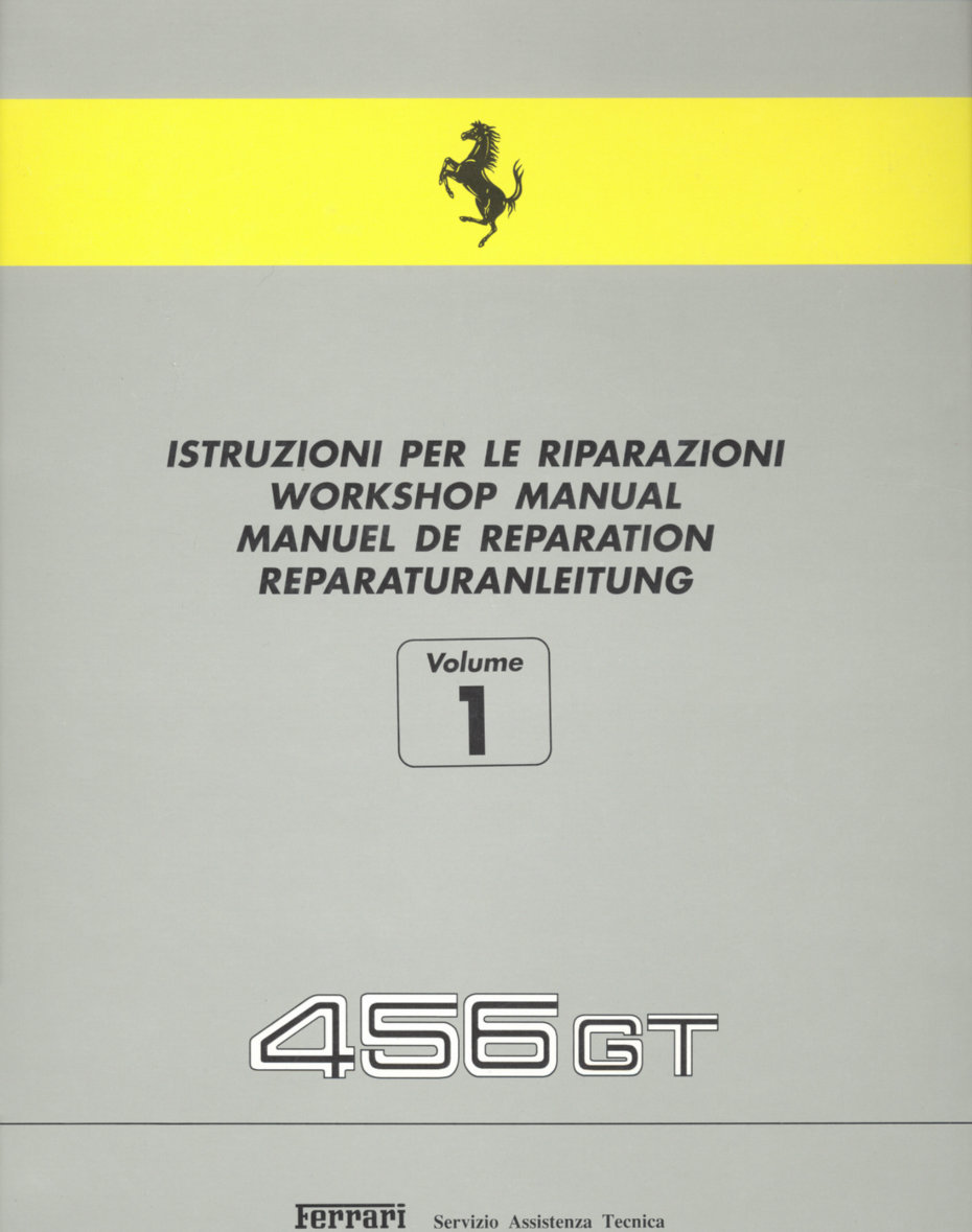 Ferrari 456 GT / 456M GT & GTA Service and Repair Manual preview img 1