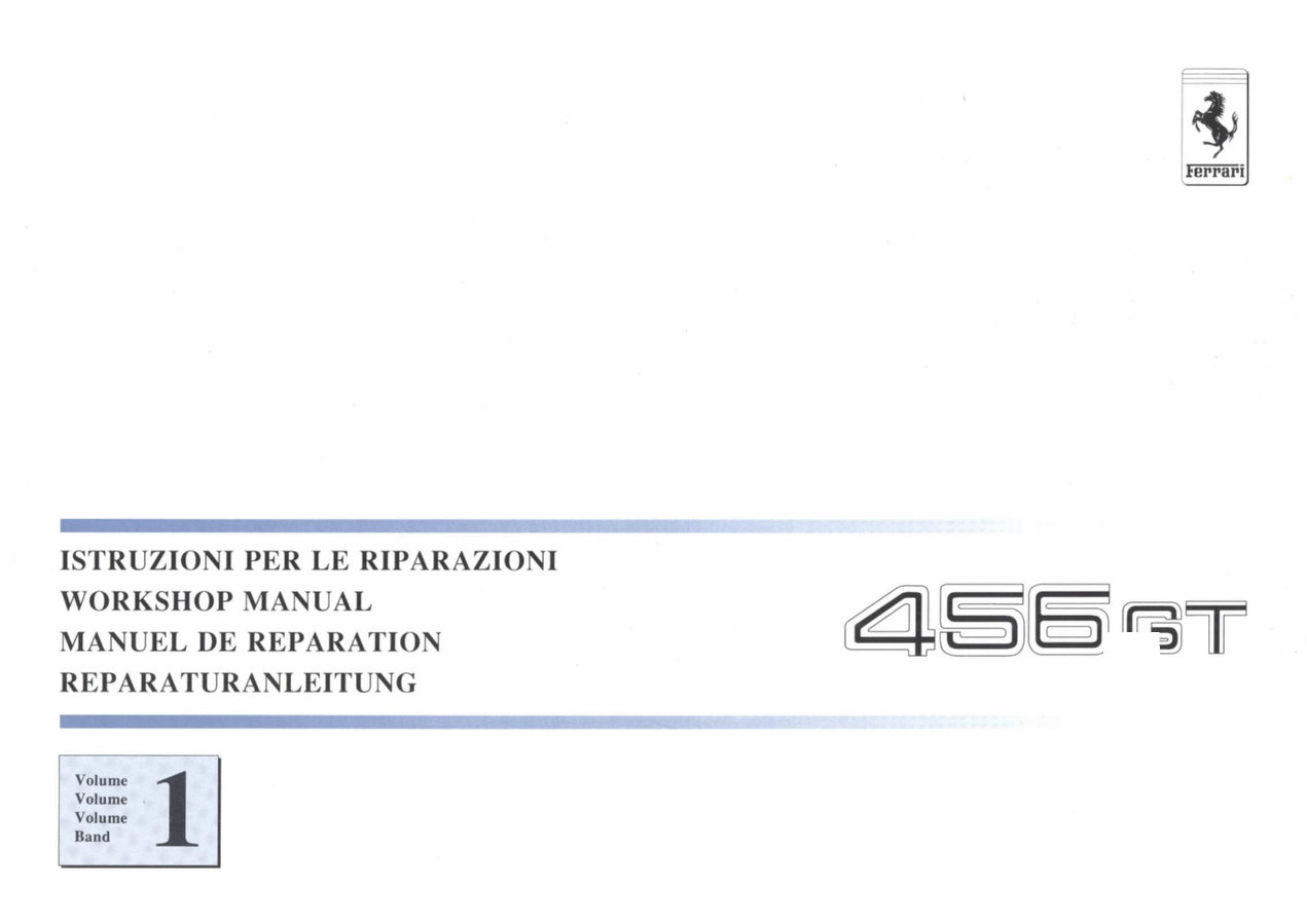 Ferrari 456 GT / 456M GT & GTA Service and Repair Manual preview img 4