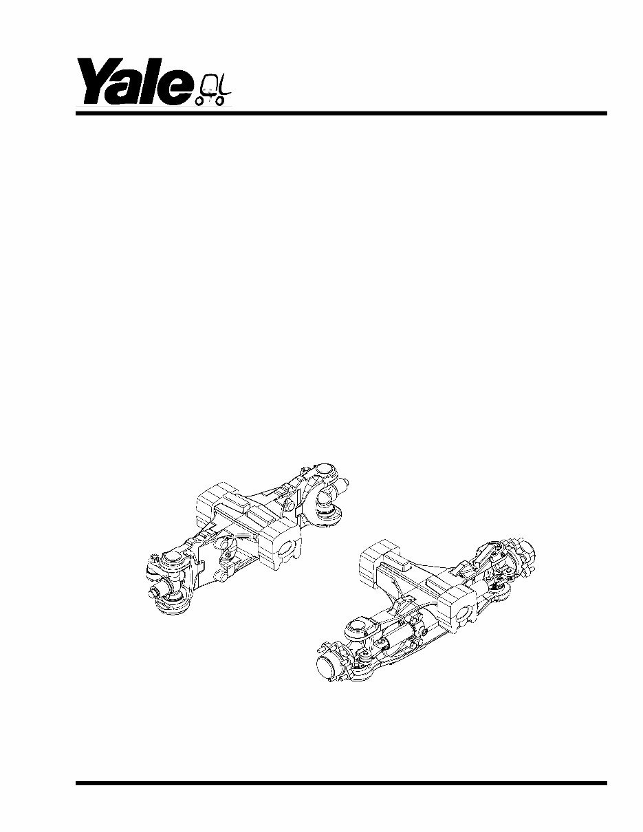 YALE (A955) ERP16VF ERP18VF ERP20VF EUROPE Forklift Service Repair Manual preview img 1